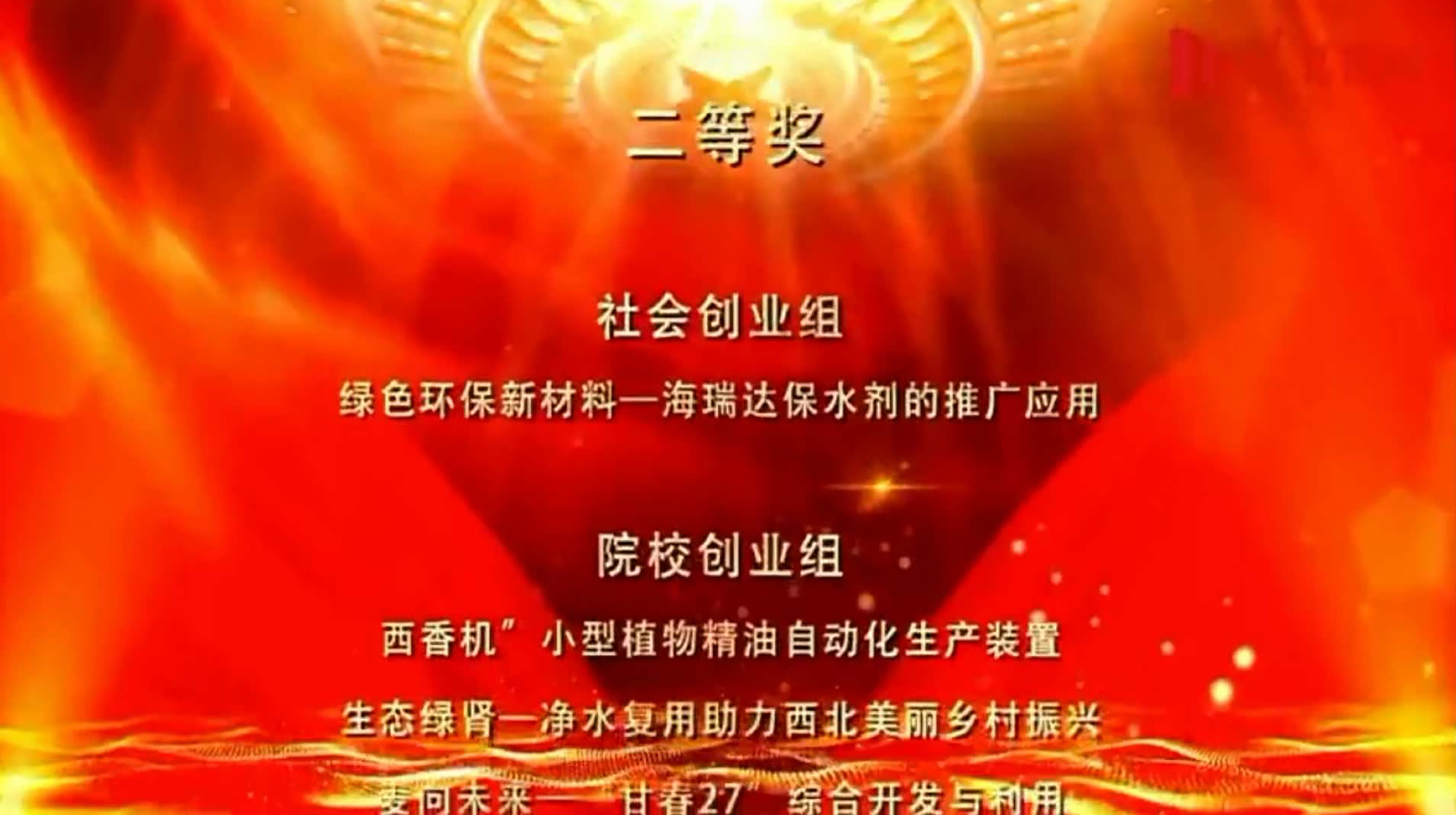 海瑞達公司榮獲“大禹節(jié)水杯”首屆甘肅省生態(tài)文明創(chuàng)新創(chuàng)業(yè)大賽二等獎。(圖3)